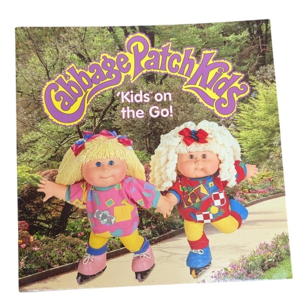 Vintage Cabbage Patch Kids Kids on the Go! Picture Book Retro 80s Collectible